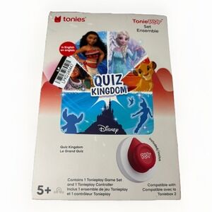 ToniePlay Set Tonies Disney Quiz Kingdom Game and Controller Box Damaged- NEW